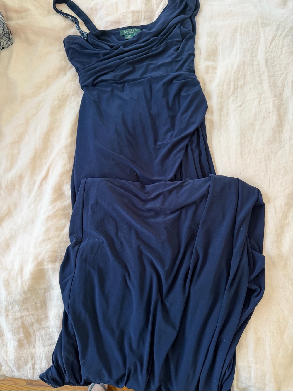 Lauren Ralph Lauren Dark Navy Maxi Gown